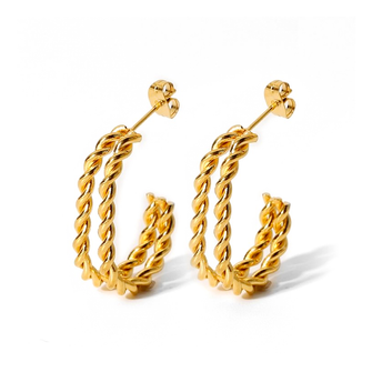 Aretes Candy C-hoops